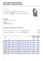 Rod ends, maintenance-free